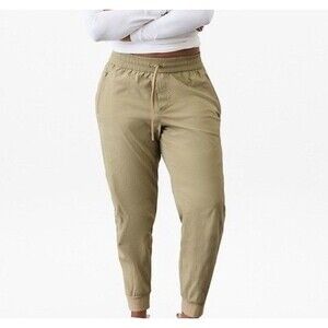 Athleta Size 2 Trekkie North Mid Rise Jogger Pants Beige
